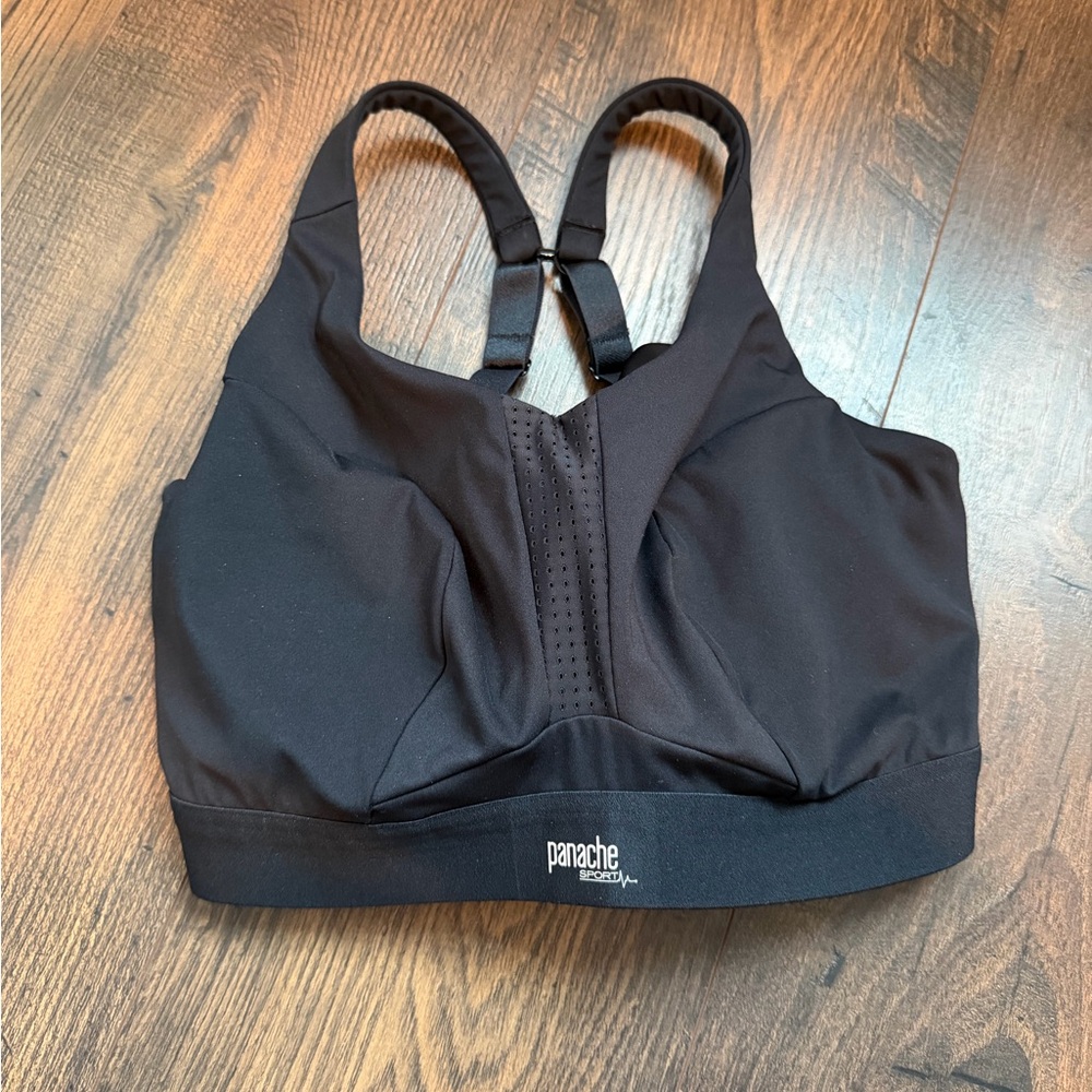 Panache Endurance Ultra Perform Non-padded Underwire Sports Bra 5022 Black 32I